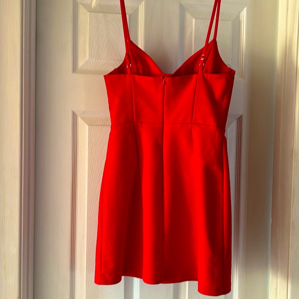 Red Mini Dress - Picture 2 of 2